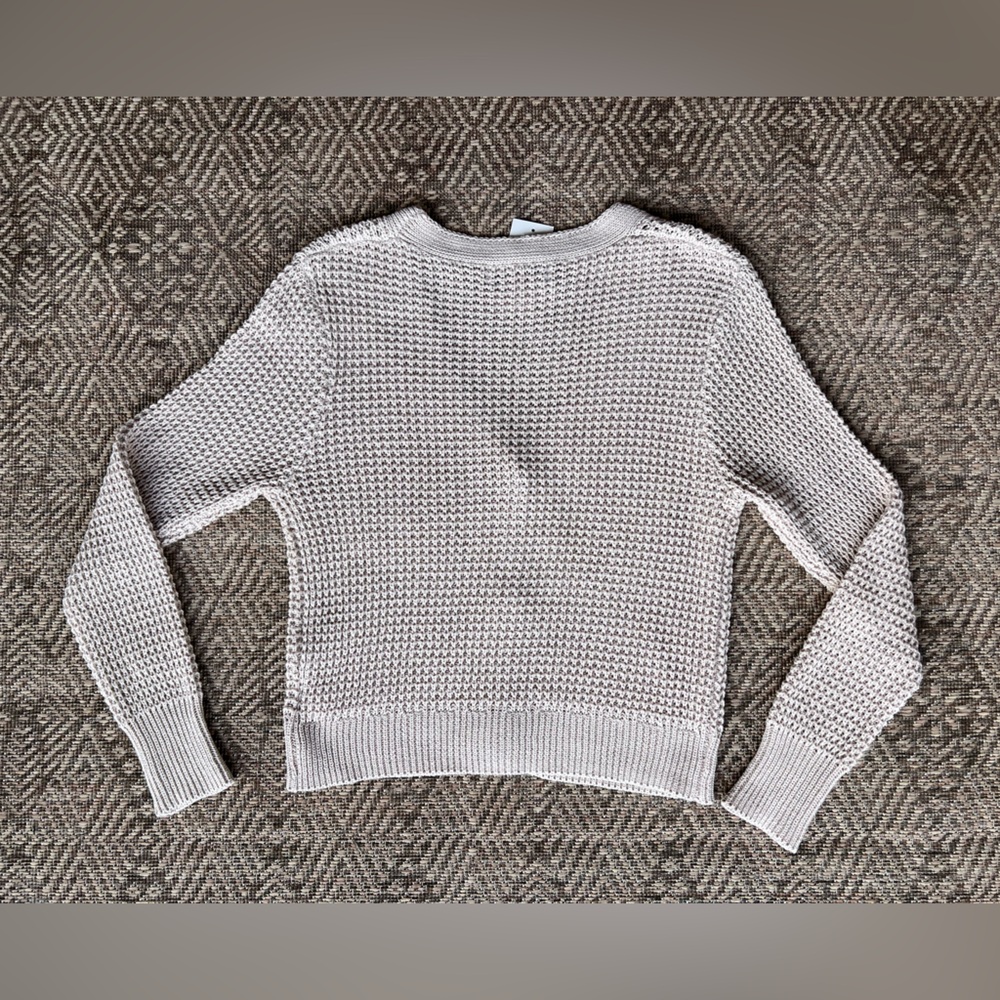 NWT Evereve 100% Cotton Chunky Knit Cardigan - Picture 8 of 9